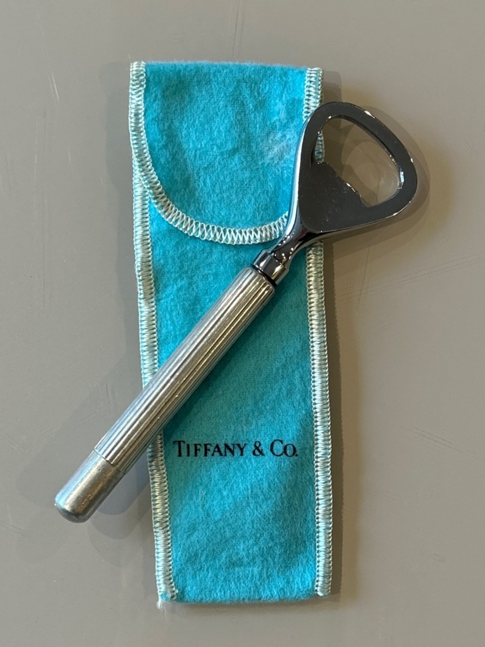 Rare Tiffany & Co Silver Bottle Opener